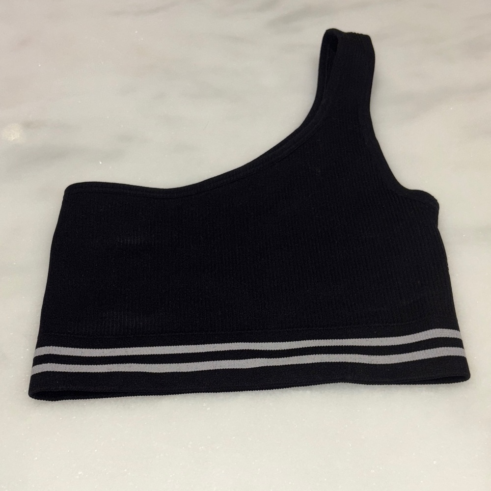 Free People Movement One Shoulder Ribbed Sports Bra